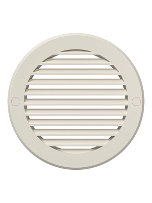 Решетка вентиляционная РКН фланец D160 D196 ASA Ivory ERA