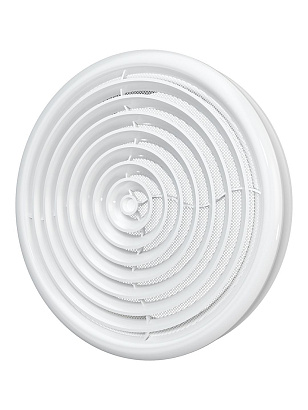 Диффузор DK фланец D200 сетка D244 пластик ERA