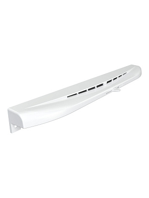 Клапан приточный WV оконный регулируемый фильтр G3 L0,35м пластик White ERA