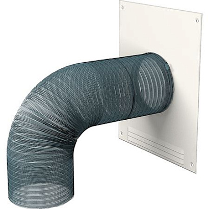 Площадка торцевая ПТМР фланец D80 решетка 196х236 окраш.сталь ERA