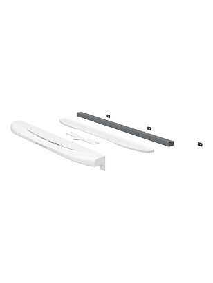 Клапан приточный WV оконный регулируемый фильтр G3 L0,35м пластик White ERA